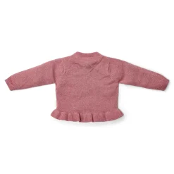 Little Dutch Gebreid vest - Knoopjes - Roze - Fairy Garden