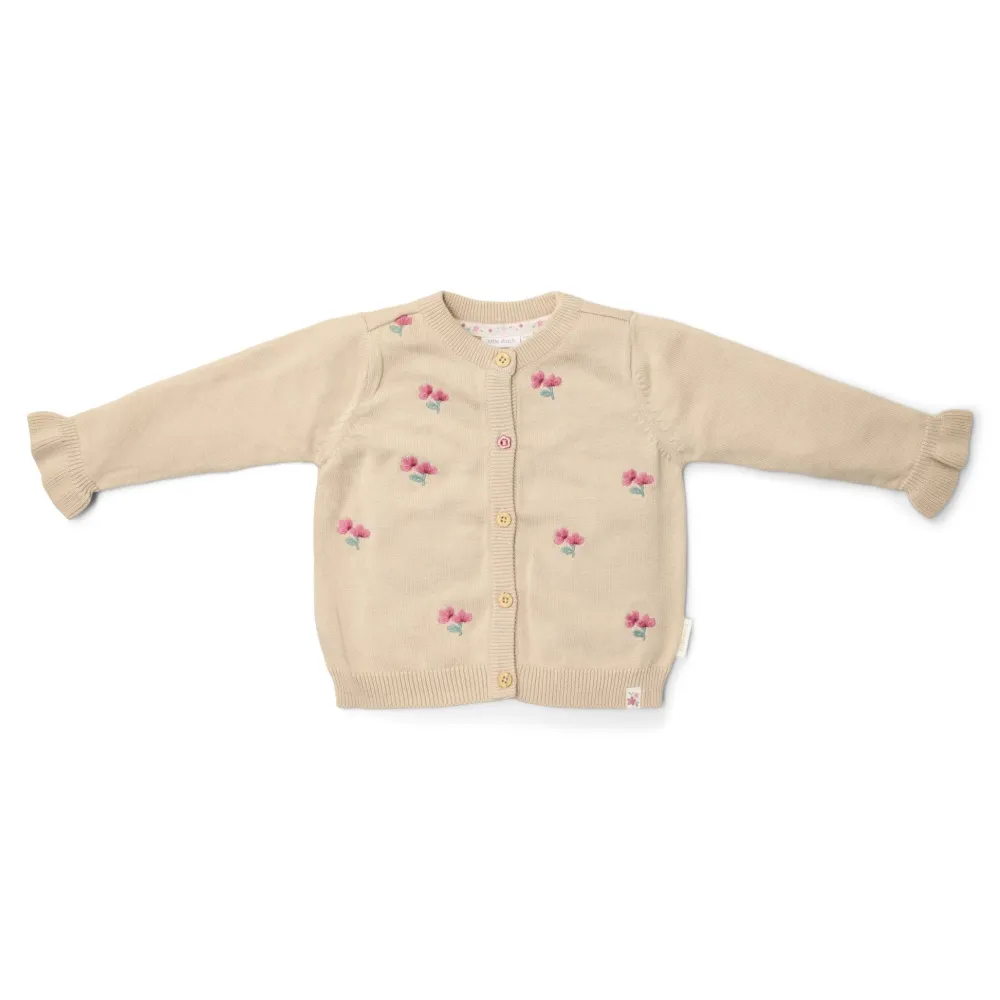 Little Dutch Gebreid vest - Zand - Fairy Garden