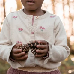 Little Dutch Gebreid vest - Zand - Fairy Garden