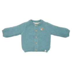 Little Dutch Gebreid vestje - Blauw - Forest Friends