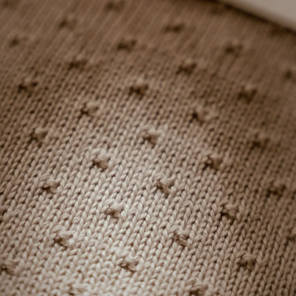 Little Dutch Gebreid wiegdeken - fleece - Beige - Essentials