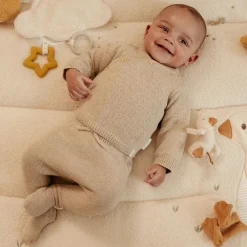 Little Dutch Gebreide broek - Beige - Newborn Naturals