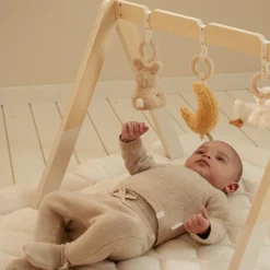 Little Dutch Gebreide broek - Beige - Newborn Naturals