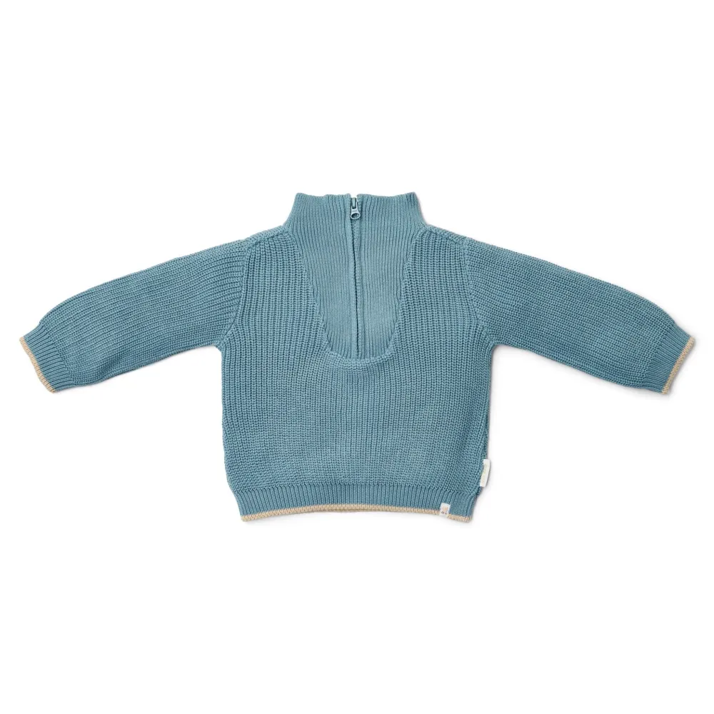 Little Dutch Gebreide trui - Blauw - Forest Friends