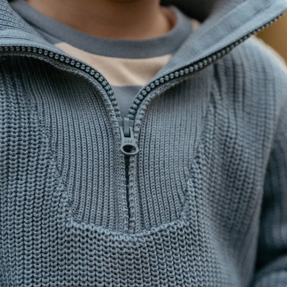 Little Dutch Gebreide trui - Blauw - Forest Friends