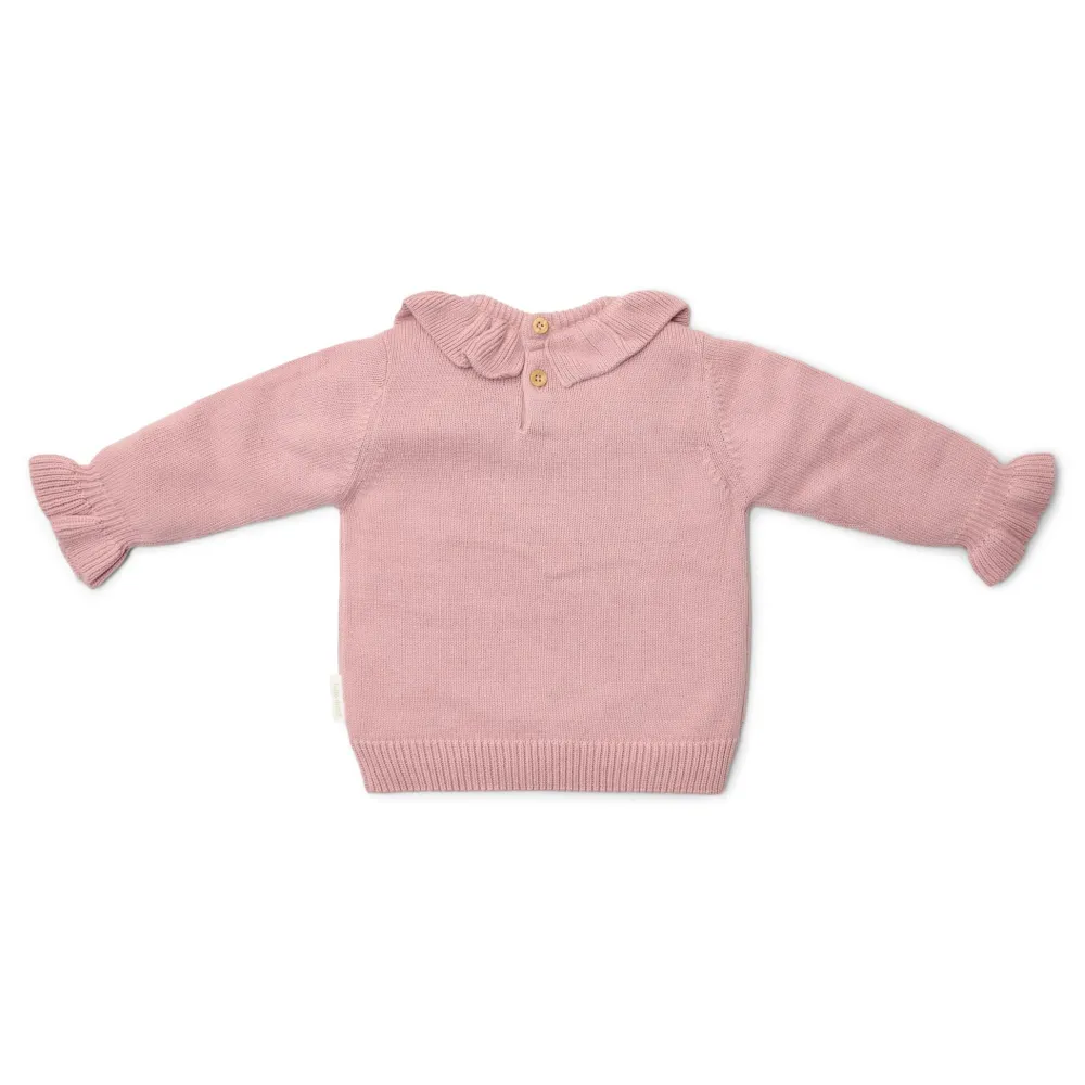 Little Dutch Gebreide trui - Roze - Fairy Garden