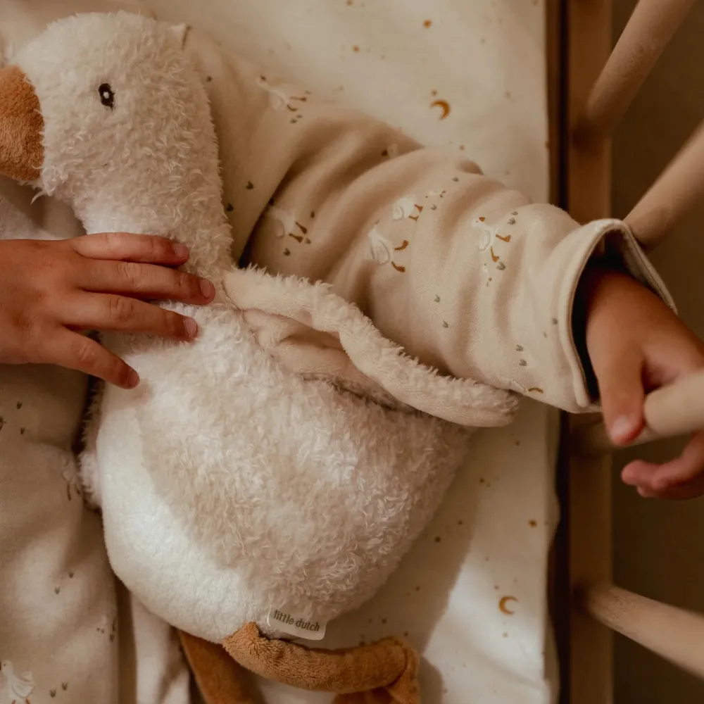 Little Dutch Hoeslaken - Wit - 70 x 140/150 cm - Newborn Naturals - Little Goose