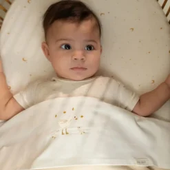 Little Dutch Hoeslaken - Wit - 70 x 140/150 cm - Newborn Naturals - Little Goose