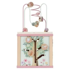 Little Dutch Houten activiteitenkubus - Roze - Fairy Garden