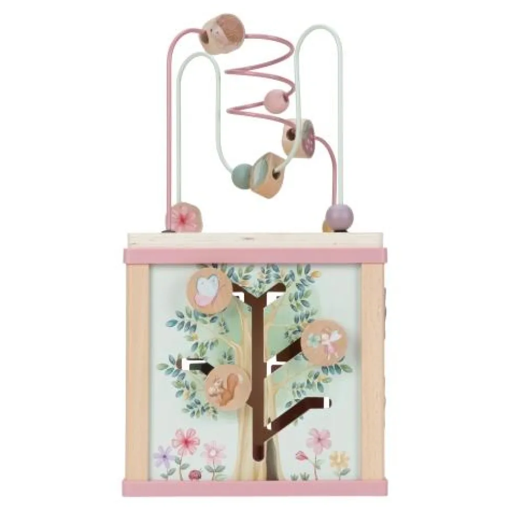 Little Dutch Houten activiteitenkubus - Roze - Fairy Garden