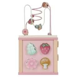 Little Dutch Houten activiteitenkubus - Roze - Fairy Garden