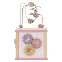 Little Dutch Houten activiteitenkubus - Roze - Fairy Garden