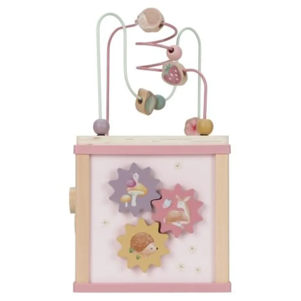 Little Dutch Houten activiteitenkubus - Roze - Fairy Garden