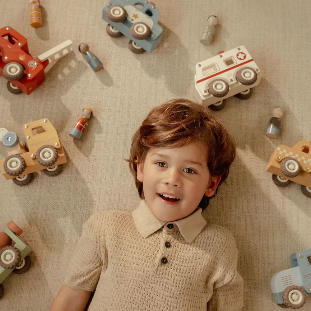 Little Dutch Houten ambulance - Wit - Essentials