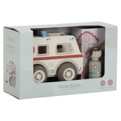 Little Dutch Houten ambulance - Wit - Essentials