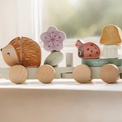 Little Dutch Houten Blokkentrein - Roze - Fairy Garden