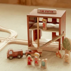 Little Dutch Houten brandweerkazerne – Rood – Essentials
