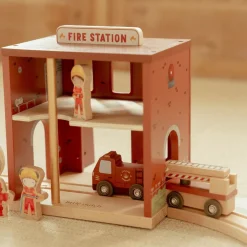 Little Dutch Houten brandweerkazerne – Rood – Essentials