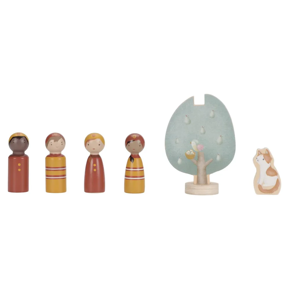 Little Dutch Houten brandweerwagen – Rood – Essentials