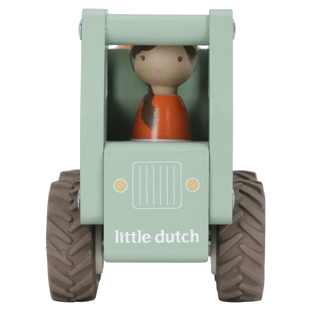 Little Dutch Houten cementwagen – Groen – Essentials