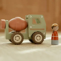 Little Dutch Houten cementwagen – Groen – Essentials