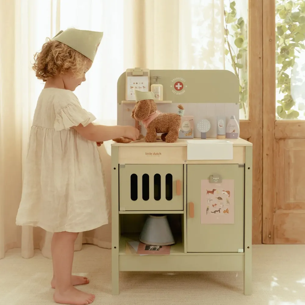 Little Dutch Houten dierenartspraktijk – Groen