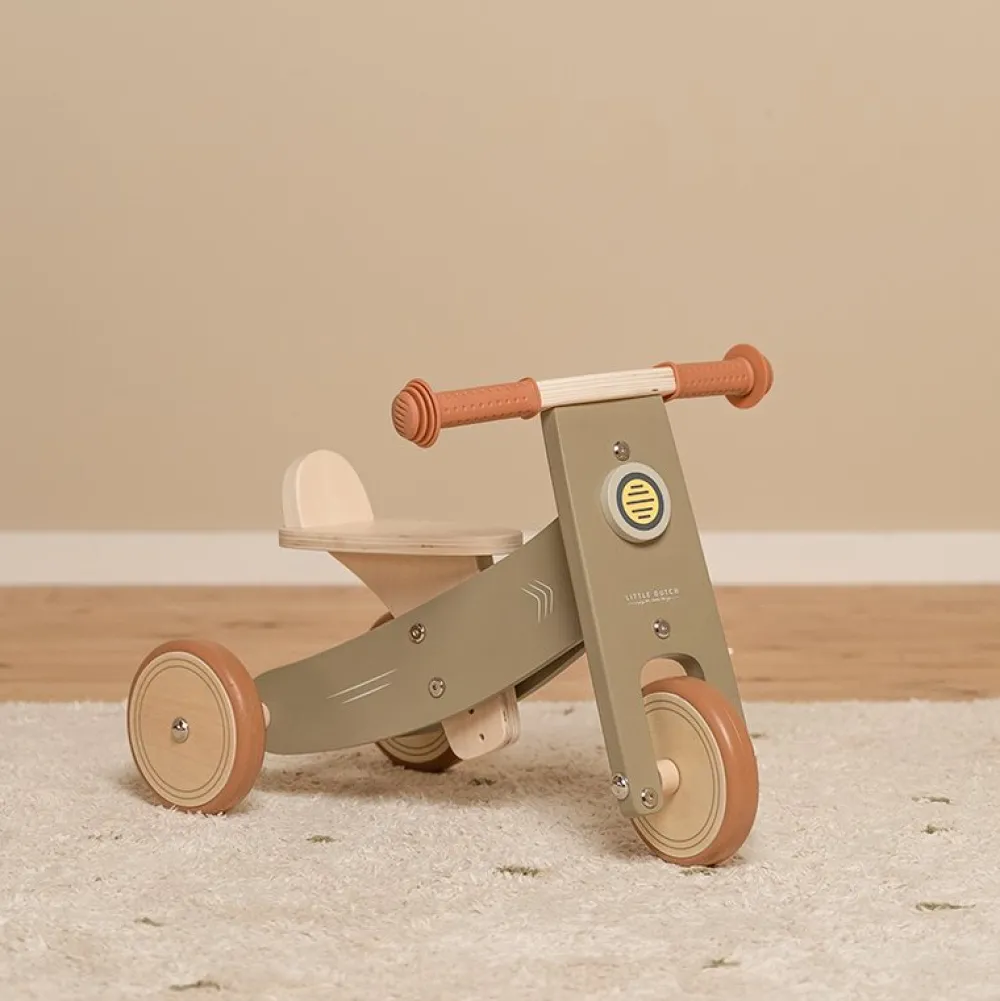 Little Dutch Houten Driewieler Olive