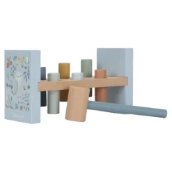 Little Dutch Houten Hamerbank - Blauw - Forest Friends