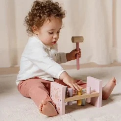 Little Dutch Houten Hamerbank - Roze - Fairy Garden