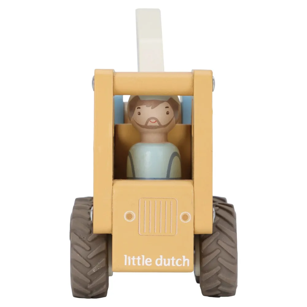 Little Dutch Houten hijskraan – Geel – Essentials