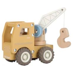 Little Dutch Houten hijskraan – Geel – Essentials