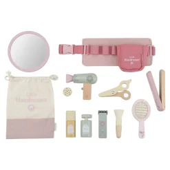 Little Dutch Houten kappersset – Roze – Essentials
