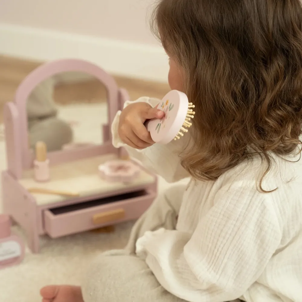 Little Dutch Houten kaptafel - Roze - Essentials