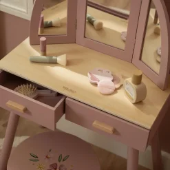 Little Dutch Houten kaptafel groot– Roze – Essentials
