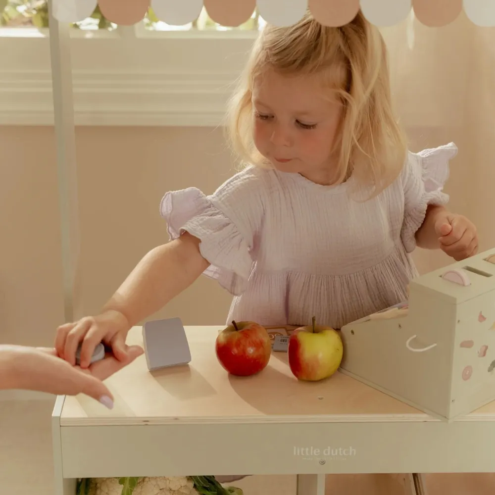 Little Dutch Houten kassa - Groen – Essentials