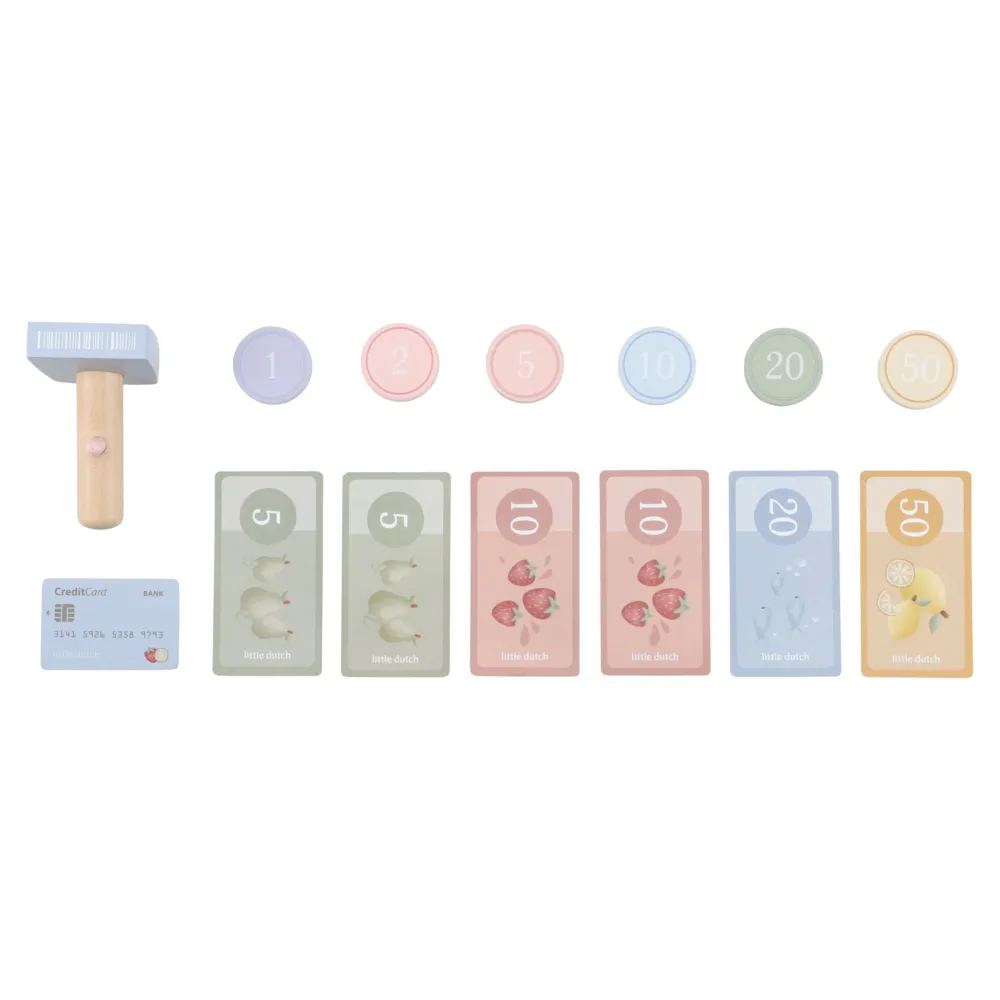 Little Dutch Houten kassa - Groen – Essentials