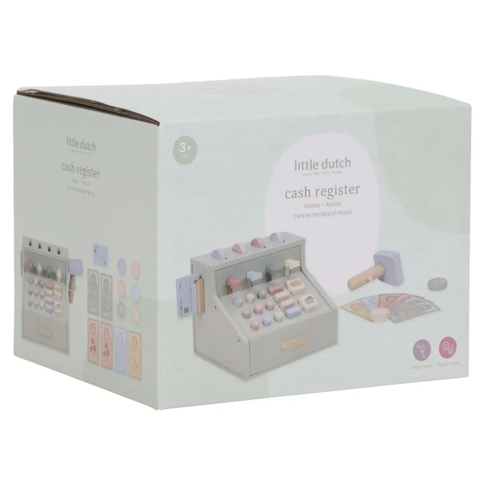 Little Dutch Houten kassa - Groen – Essentials