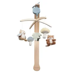 Little Dutch Houten Muziekmobiel - Blauw - Forest Friends