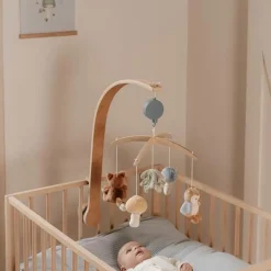 Little Dutch Houten Muziekmobiel - Blauw - Forest Friends