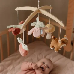 Little Dutch Houten Muziekmobiel - Roze - Fairy Garden