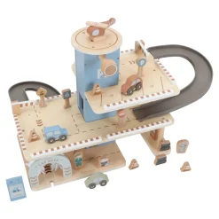 Little Dutch Houten parkeergarage – Blauw – Essentials