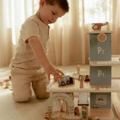 Little Dutch Houten parkeergarage – Blauw – Essentials