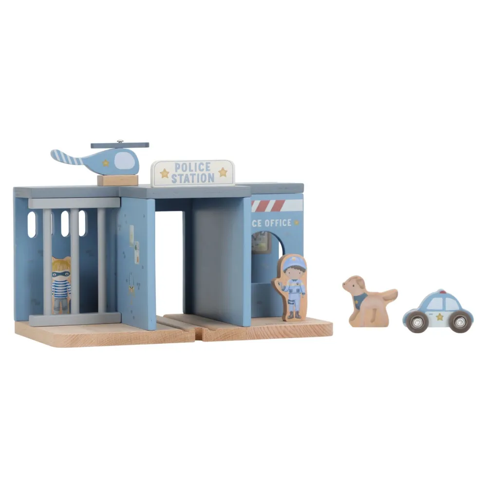 Little Dutch Houten politiebureau – Blauw – Essentials
