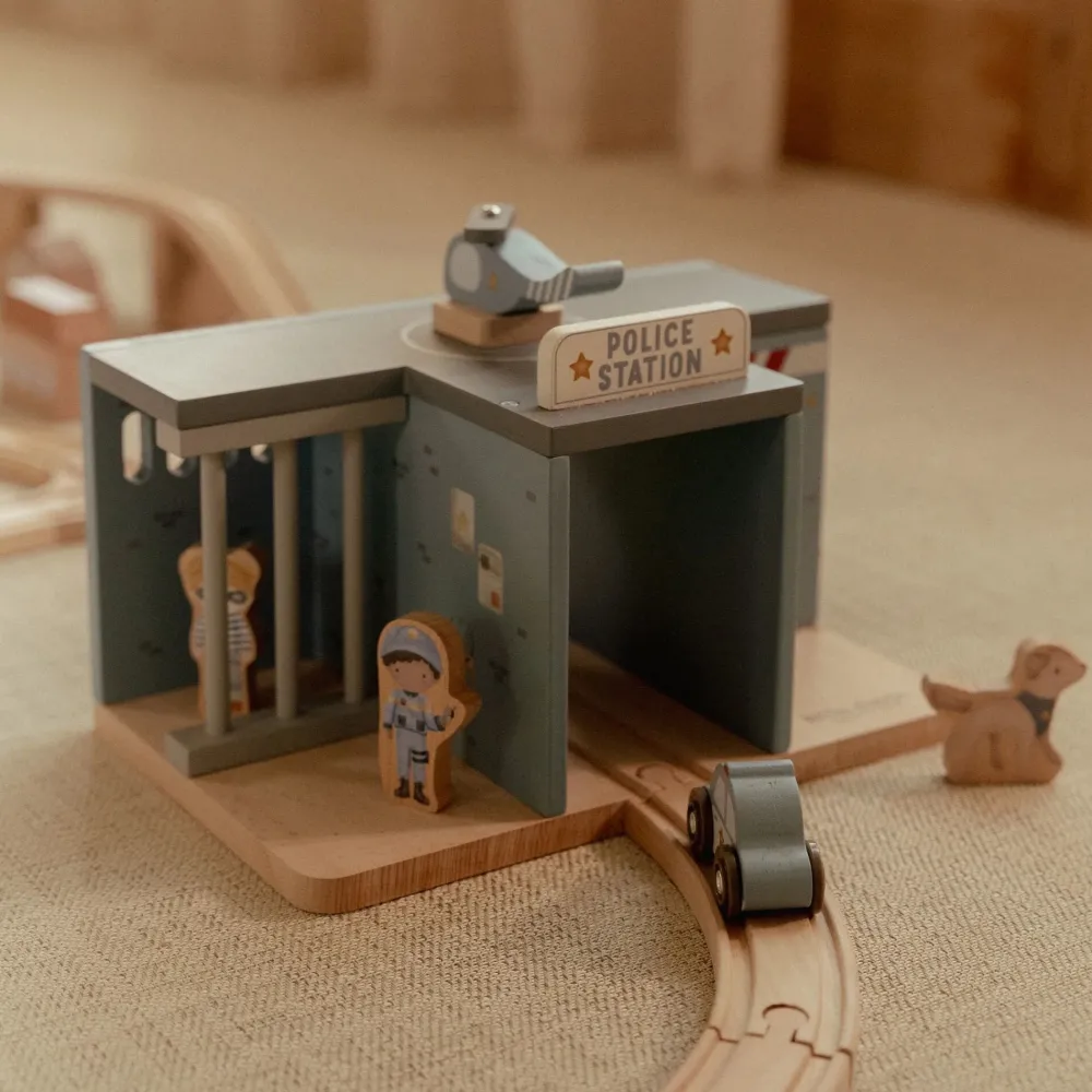 Little Dutch Houten politiebureau – Blauw – Essentials