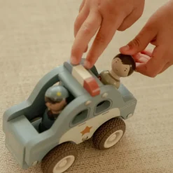 Little Dutch Houten politiewagen – Blauw – Essentials