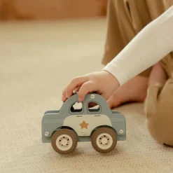 Little Dutch Houten politiewagen – Blauw – Essentials