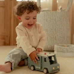 Little Dutch Houten politiewagen – Blauw – Essentials