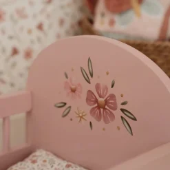Little Dutch Houten poppenbedje - Roze - Essentials