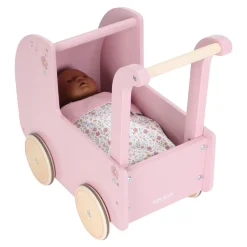 Little Dutch Houten poppenwagen - Roze