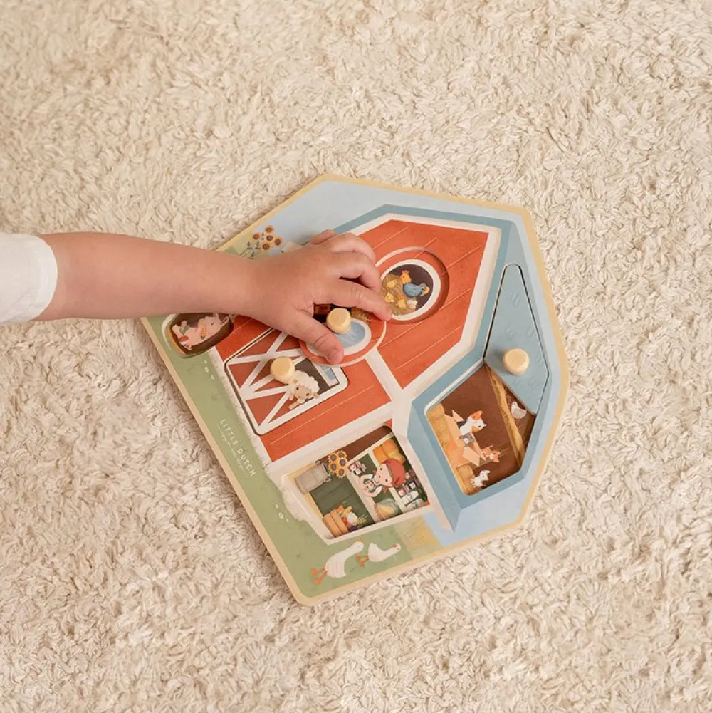Little Dutch Houten puzzel Little Farm